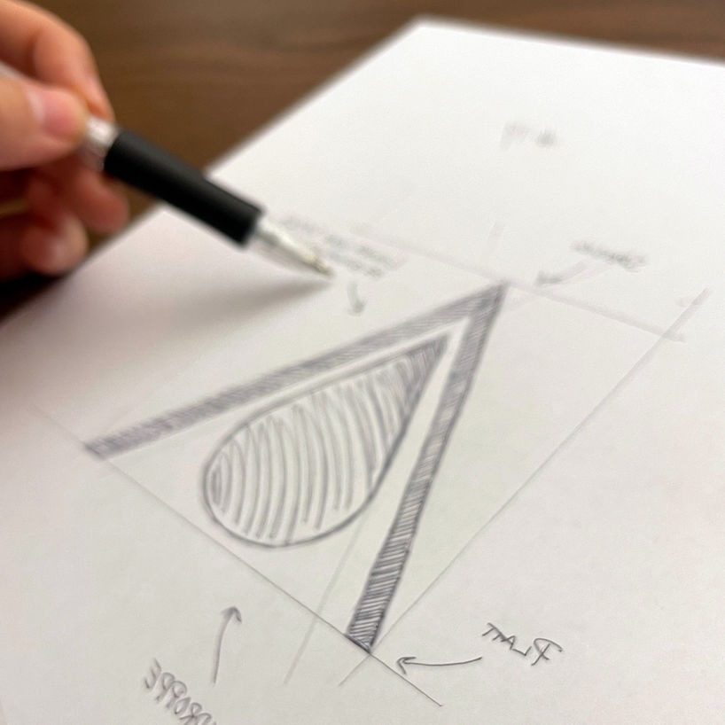The sketch where the SPACE logo took shape – Float In Space Gothenburg